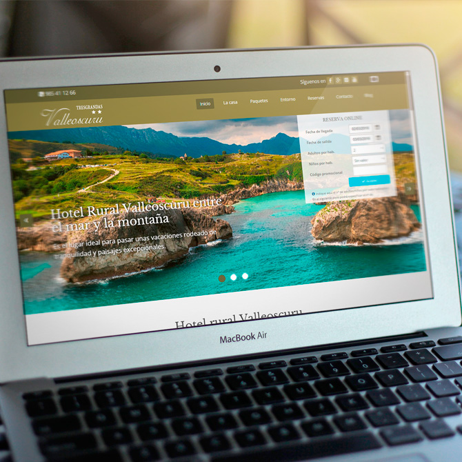 Diseño de página web para Valleoscuru