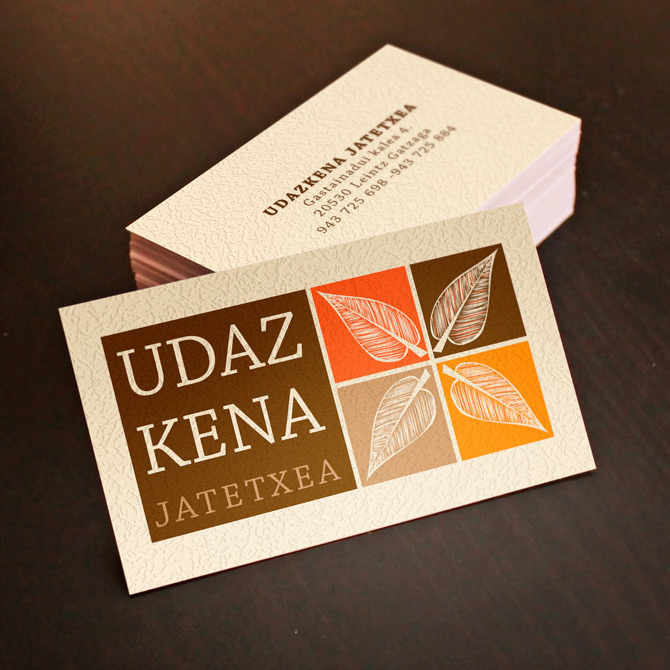 Imagen corporativa para Udazkena