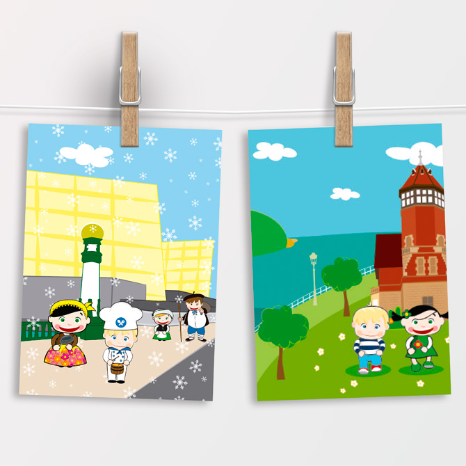 Ilustración de portadas