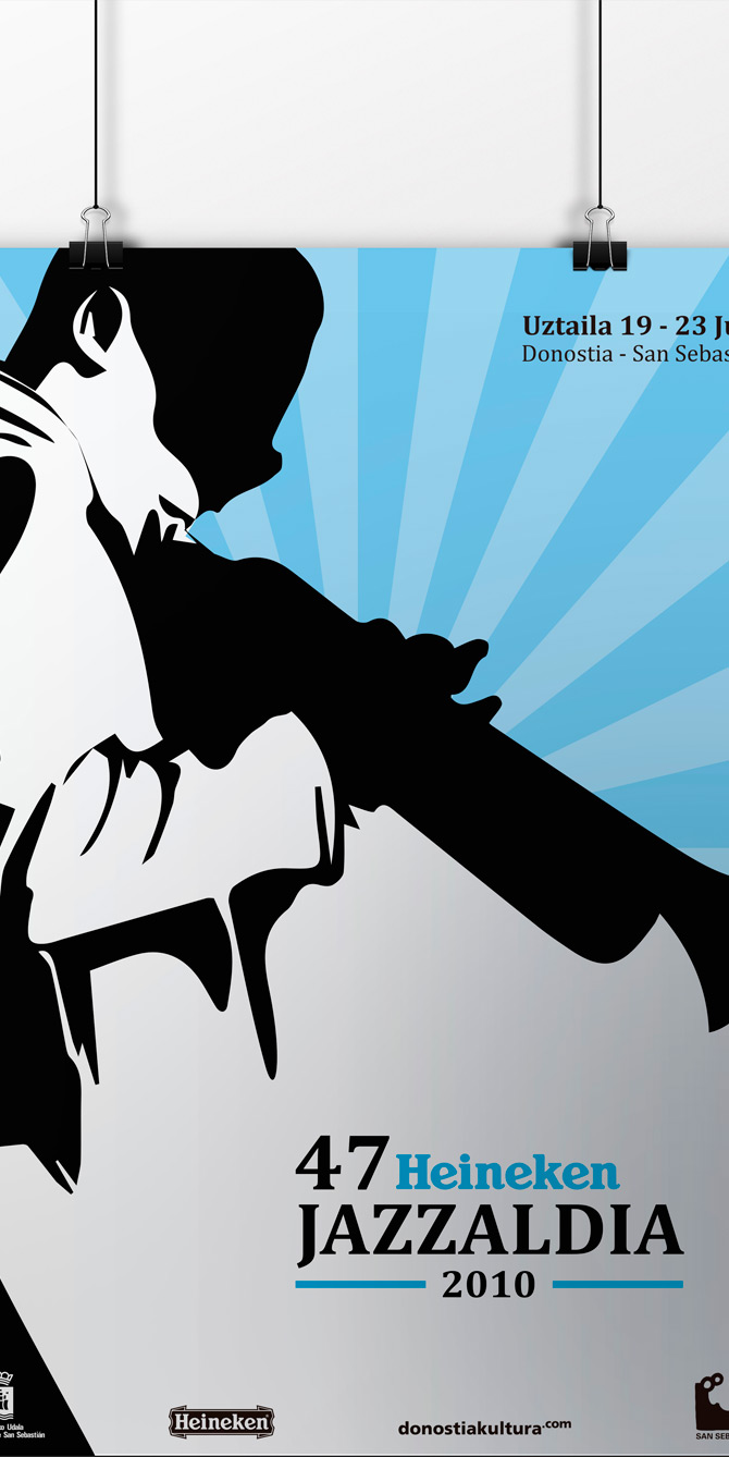 Diseño cartel para Jazzaldia